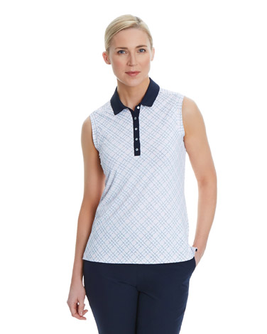 Padraig Harrington Dot Stripe Top